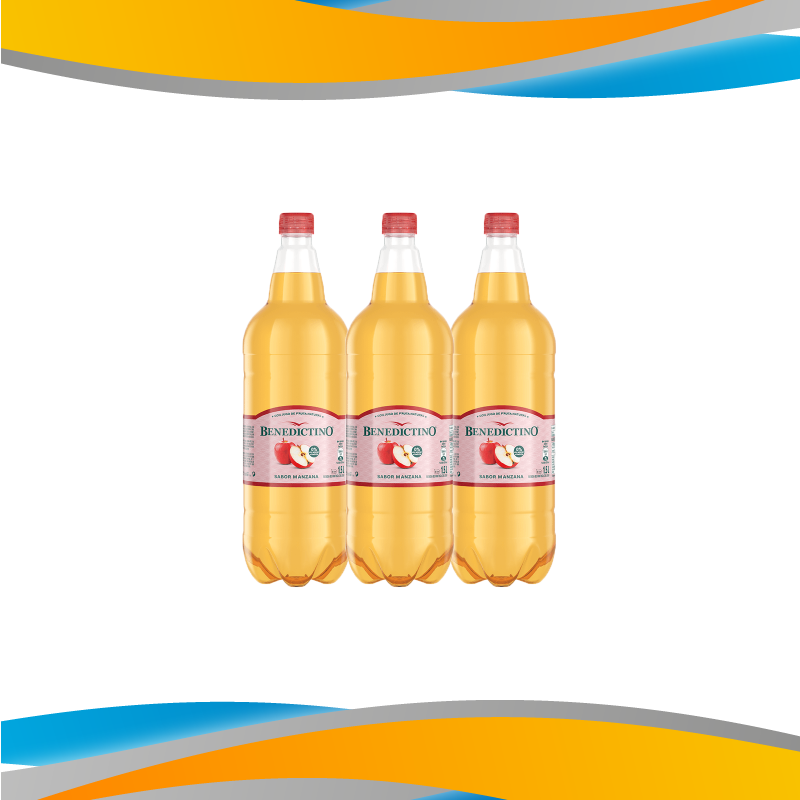 AGUA BENEDICTINO MANZANA