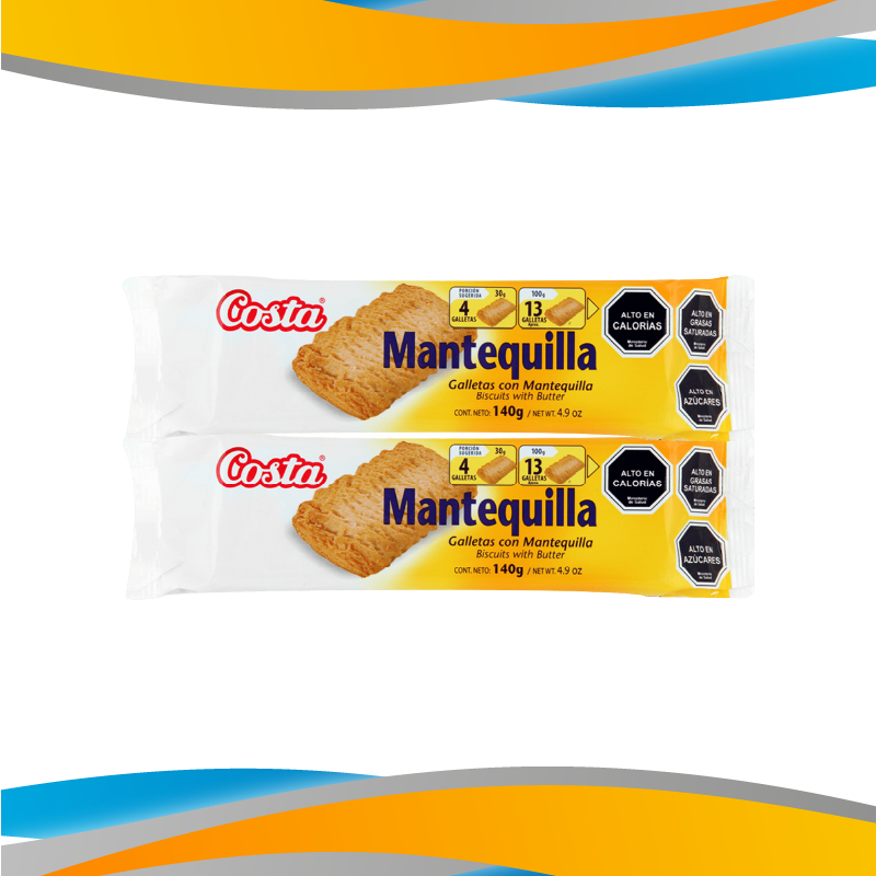 GALLETAS DE MANTEQUILLA - COSTA