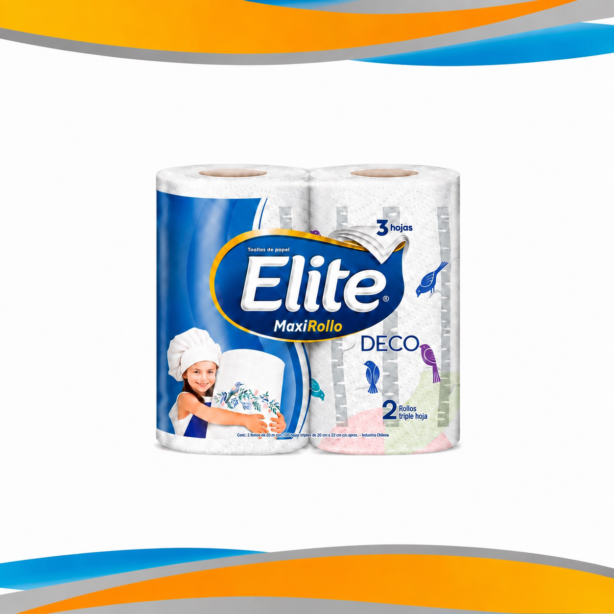 TOALLA ELITE MAXI ROLLO DECO
