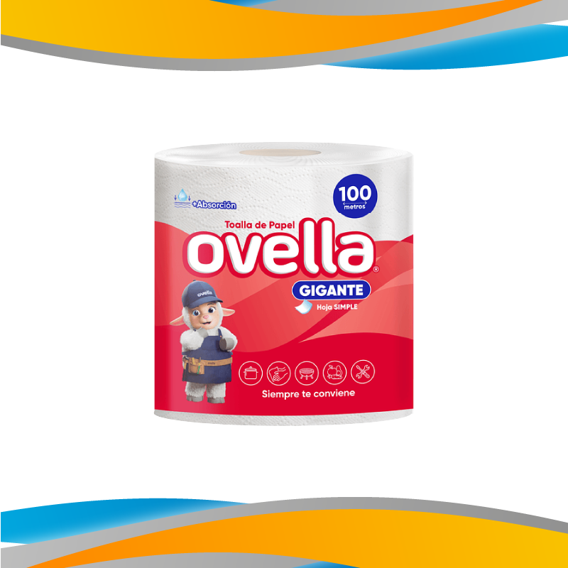 TOALLA OVELLA GIGANTE 100M