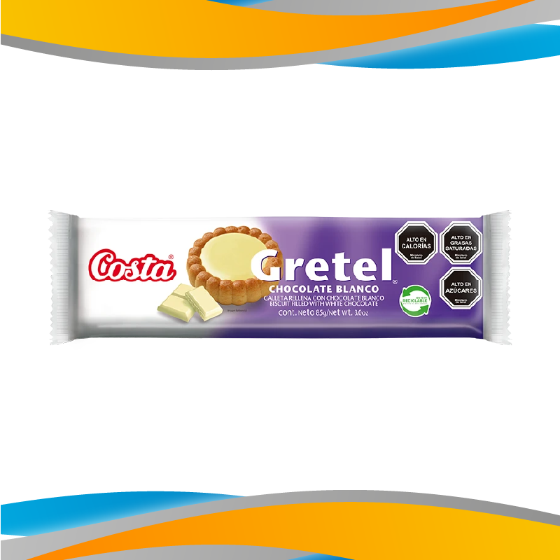 GALLETAS GRETEL CHOCOLATE BLANCO COSTA