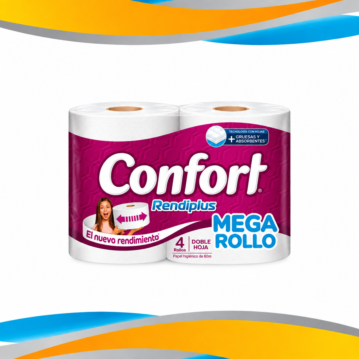 CONFORT RENDIPLUS MEGA ROLLO 60MTS
